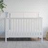 Child Craft Hampton Flat Top 4-in-1 Convertible Crib, Baby Crib Converts to Day Bed, Toddler Bed and Full Size Bed, 3 Adjustable Mattress Positions, Non-Toxic, Baby Safe Finish (Matte White)