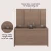 Child Craft Harmony 33” Wood Toy Box, Large Storage Chest, Plenty of Storage, 2 Safety Hinges, Standard Ventilation Hole on Back, 6 Cubic Feet of Storage (Dusty Heather)