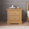 Child Craft Jordyn 2 Drawer Nightstand for Nursery or Bedroom, Large Storage Drawers, Made of Sturdy Pinewood, Non-Toxic, Baby Safe Finish (Lunar Gray)(Biscotti)