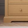 Child Craft Jordyn 2 Drawer Nightstand for Nursery or Bedroom, Large Storage Drawers, Made of Sturdy Pinewood, Non-Toxic, Baby Safe Finish (Lunar Gray)(Biscotti)