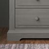 Child Craft Jordyn 2 Drawer Nightstand for Nursery or Bedroom, Large Storage Drawers, Made of Sturdy Pinewood, Non-Toxic, Baby Safe Finish (Lunar Gray)(Lunar Gray)