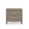Child Craft Kieran 2 Drawer Nightstand for Nursery or Bedroom, Large Storage Drawers, Made of Sturdy Pinewood, Non-Toxic, Baby Safe Finish (Crescent Gray)(Grey)