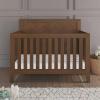 Child Craft Kieran 4-in-1 Convertible Baby Crib, Wooden Nursery Furniture Converts to Toddler Bed Daybed & Full-Size Bed, Adjustable Mattress Heights, Non-Toxic Baby Safe Finish, Toasted Chestnut | 4-in-1 Crib, Non-Toxic Baby Safe, Adjustable