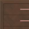 Child Craft Kieran 5 Drawer Chest for Nursery or Bedroom, Plenty of Storage, Anti-Tip Kit Included to Prevent Tipping, Non-Toxic, Baby Safe Finish (Toasted Chestnut)(Toasted Chestnut)