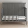 Child Craft Toddler Bed Guard Rail Converts Denman 4-in-1 Convertible Crib into Toddler Bed, Made of Pinewood, Non-Toxic Finish (Midnight Gray)(Midnight Gray)
