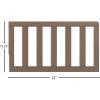 Child Craft Toddler Guard Rail Converts Cottage, Hampton, Quincy, Sidney Cribs into Toddler Bed, Made of Pinewood, Baby Safe Non-Toxic Finish (Dusty Heather)