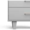 Child Craft Tremont 4 Drawer Chest for Nursery or Bedroom, Plenty of Storage, Anti-Tip Kit Included to Prevent Tipping, Non-Toxic, Baby Safe Finish (Gentle Gray)(Gentle Gray)