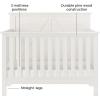 Child Craft Woodland 4-in-1 Convertible Crib, Baby Crib Converts to Day Bed, Toddler Bed and Full Size Bed, 3 Adjustable Mattress Positions, Non-Toxic, Baby Safe Finish (Brushed Cotton)