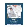 HALO BassiNest Fitted Sheet – 100% Cotton, Soft and Breathable Bassinet Sheet for Babies, 30” x 16” Pre-Shrunk Sheet, Pebble(Plume)