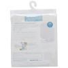 HALO BassiNest Fitted Sheet – 100% Cotton, Soft and Breathable Bassinet Sheet for Babies, 30” x 16” Pre-Shrunk Sheet, Pebble(Solid White)