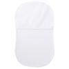 HALO BassiNest Fitted Sheet – 100% Cotton, Soft and Breathable Bassinet Sheet for Babies, 30” x 16” Pre-Shrunk Sheet, Pebble(White Organic)