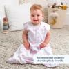 HALO Sleepsack, 100% Cotton Wearable Blanket, Swaddle Transition Sleeping Bag, TOG 0.5, Sunshine Rainbows, Large