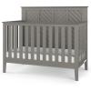 Child Craft Atwood 4-in-1 Convertible Baby Crib, Wooden Nursery Furniture Converts to Daybed, Toddler Bed and Full-Size Bed, 3 Mattress Height Adjustments, Non-Toxic Baby Safe Finish, Lunar Gray | 4-in-1 Crib, Baby Safe Finish, Non-Toxic, Adjustable(Lunar Gray)