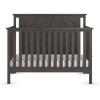 Child Craft Hampton Flat Top 4-in-1 Convertible Crib, Baby Crib Converts to Day Bed, Toddler Bed and Full Size Bed, 3 Adjustable Mattress Positions, Non-Toxic, Baby Safe Finish (Dapper Gray)