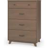 Child Craft SOHO 4 Drawer Chest for Nursery or Bedroom, Plenty of Storage, Anti-Tip Kit Included to Prevent Tipping, Non-Toxic, Baby Safe Finish (Dusty Heather)(Dusty Heather)