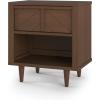 Child Craft Surrey Hill 1 Drawer Nightstand for Nursery or Bedroom, Large Storage Drawer, Made of Sturdy Pinewood, Non-Toxic, Baby Safe Finish (Toasted Chestnut)(Toasted Chestnut)