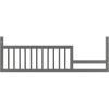 Child Craft Toddler Bed Guard Rail Converts Denman 4-in-1 Convertible Crib into Toddler Bed, Made of Pinewood, Non-Toxic Finish (Midnight Gray)(Midnight Gray)