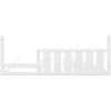Child Craft Toddler Bed Guard Rail Converts Rockport 4-in-1 Convertible Crib into Toddler Bed, Made of Pinewood, Non-Toxic Finish (Eggshell)