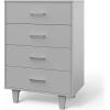Child Craft Tremont 4 Drawer Chest for Nursery or Bedroom, Plenty of Storage, Anti-Tip Kit Included to Prevent Tipping, Non-Toxic, Baby Safe Finish (Gentle Gray)(Gentle Gray)