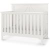 Child Craft Woodland 4-in-1 Convertible Crib, Baby Crib Converts to Day Bed, Toddler Bed and Full Size Bed, 3 Adjustable Mattress Positions, Non-Toxic, Baby Safe Finish (Brushed Cotton)