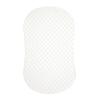 HALO BassiNest Fitted Sheet – 100% Cotton, Soft and Breathable Bassinet Sheet for Babies, 30” x 16” Pre-Shrunk Sheet, Pebble(Nautical Net)
