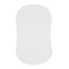 HALO BassiNest Fitted Sheet – 100% Cotton, Soft and Breathable Bassinet Sheet for Babies, 30” x 16” Pre-Shrunk Sheet, Pebble(Plume)