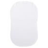 HALO BassiNest Fitted Sheet – 100% Cotton, Soft and Breathable Bassinet Sheet for Babies, 30” x 16” Pre-Shrunk Sheet, Pebble(White Organic)