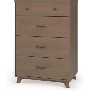 Child Craft SOHO 4 Drawer Chest for Nursery or Bedroom, Plenty of Storage, Anti-Tip Kit Included to Prevent Tipping, Non-Toxic, Baby Safe Finish (Dusty Heather)(Dusty Heather)