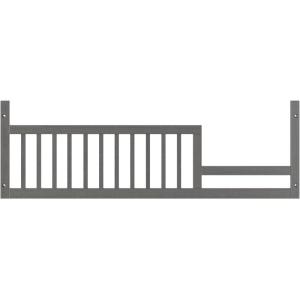 Child Craft Toddler Bed Guard Rail Converts Denman 4-in-1 Convertible Crib into Toddler Bed, Made of Pinewood, Non-Toxic Finish (Midnight Gray)(Midnight Gray)