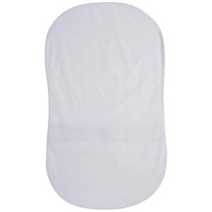 HALO BassiNest Fitted Sheet – 100% Cotton, Soft and Breathable Bassinet Sheet for Babies, 30” x 16” Pre-Shrunk Sheet, Pebble(Solid White)