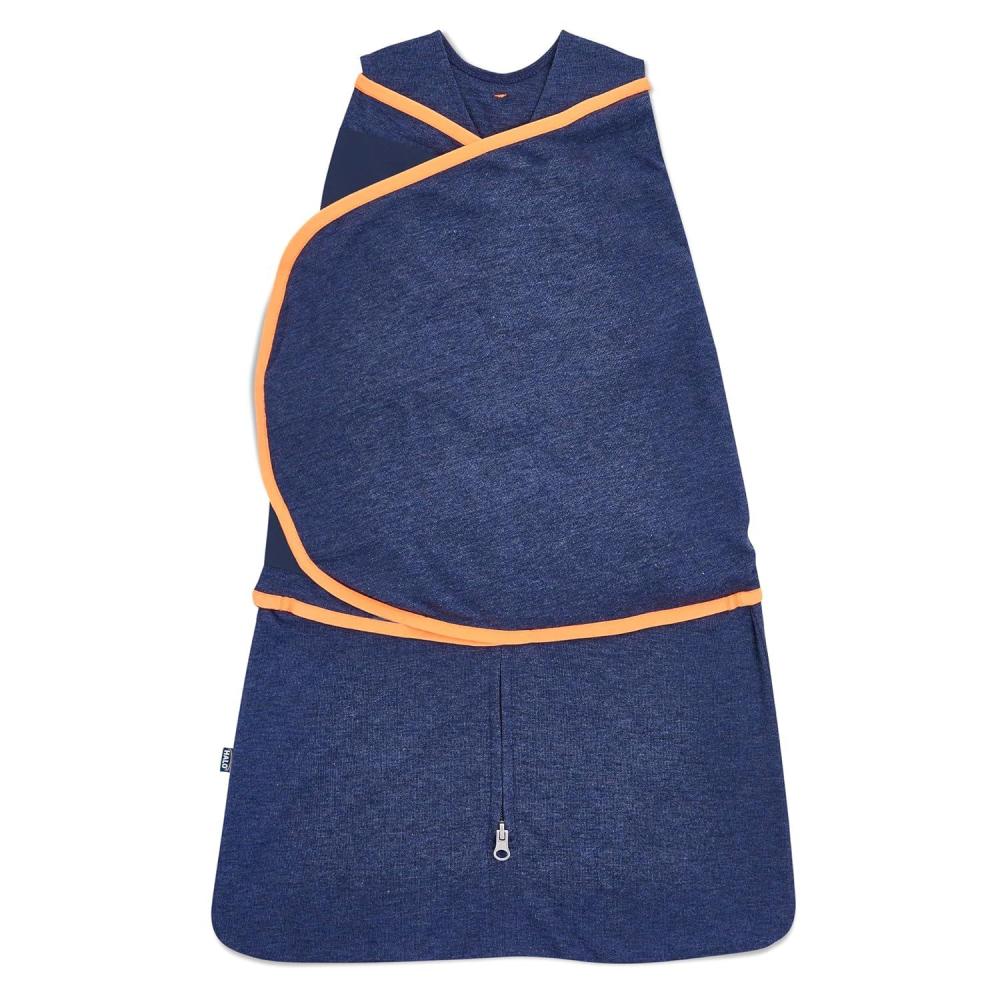 imageHALO Baby Sleepsack Swaddle Wearable Blanket 3Way Adjustable Infant Sleepsack TOG 15 Ideal Temp NavyOrange Small 36 Months 1218 PoundsNavy