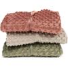 HALO Sleepsack Plush Dot Velboa Wearable Blanket, TOG 1.5(Fawn Grey Plushy Dot)