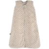 HALO Sleepsack Plush Dot Velboa Wearable Blanket, TOG 1.5(Fawn Grey Plushy Dot)