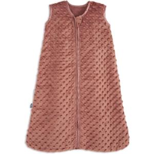 HALO Sleepsack Plush Dot Velboa Wearable Blanket, TOG 1.5(Cedar Plushy Dot)