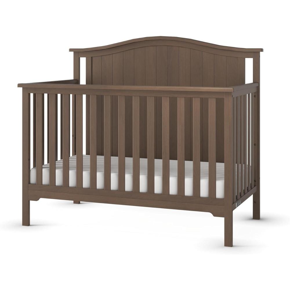 imageChild Craft Hampton Arch 4in1 Convertible Crib Baby Crib Converts to Day Bed Toddler Bed and Full Size Bed 3 Adjustable Mattress Positions NonToxic Baby Safe Finish Dusty Heather