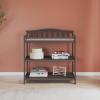 Child Craft Arch Top Infant Changing Table, Water-Resistant Pad and Safety Strap, Anti-Tip Kit Included to Prevent Tipping, Non-Toxic, Baby Safe Finish (Dapper Gray)(Dapper Gray)
