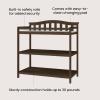Child Craft Arch Top Infant Changing Table, Water-Resistant Pad and Safety Strap, Anti-Tip Kit Included to Prevent Tipping, Non-Toxic, Baby Safe Finish (Dapper Gray)(Slate)