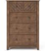 Child Craft Atwood 4-Drawer Dresser for Nursery or Bedroom, Plenty of Storage, Anti-Tip Kit Included to Prevent Tipping, Non-Toxic, Baby Safe Finish (Cocoa Bean Brown)
