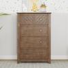 Child Craft Atwood 4-Drawer Dresser for Nursery or Bedroom, Plenty of Storage, Anti-Tip Kit Included to Prevent Tipping, Non-Toxic, Baby Safe Finish (Cocoa Bean Brown)