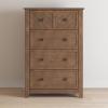 Child Craft Atwood 4-Drawer Dresser for Nursery or Bedroom, Plenty of Storage, Anti-Tip Kit Included to Prevent Tipping, Non-Toxic, Baby Safe Finish (Cocoa Bean Brown)