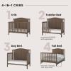 Child Craft Hampton Arch 4-in-1 Convertible Crib, Baby Crib Converts to Day Bed, Toddler Bed and Full Size Bed, 3 Adjustable Mattress Positions, Non-Toxic, Baby Safe Finish (Dusty Heather)