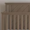 Child Craft Hampton Flat Top 4-in-1 Convertible Crib, Baby Crib Converts to Day Bed, Toddler Bed and Full Size Bed, 3 Adjustable Mattress Positions, Non-Toxic, Baby Safe Finish (Dusty Heather)