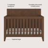 Child Craft Kieran 4-in-1 Convertible Baby Crib, Wooden Nursery Furniture Converts to Toddler Bed Daybed & Full-Size Bed, Adjustable Mattress Heights, Non-Toxic Baby Safe Finish (Crescent Gray) | 4-in-1 Crib, Non-Toxic Baby Safe, Adjustable(Toasted Chestnut)