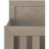 Child Craft Kieran 4-in-1 Convertible Baby Crib, Wooden Nursery Furniture Converts to Toddler Bed Daybed & Full-Size Bed, Adjustable Mattress Heights, Non-Toxic Baby Safe Finish (Crescent Gray) | 4-in-1 Crib, Non-Toxic Baby Safe, Adjustable(Crescent Gray)