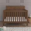 Child Craft Kieran 4-in-1 Convertible Baby Crib, Wooden Nursery Furniture Converts to Toddler Bed Daybed & Full-Size Bed, Adjustable Mattress Heights, Non-Toxic Baby Safe Finish (Crescent Gray) | 4-in-1 Crib, Non-Toxic Baby Safe, Adjustable(Toasted Chestnut)