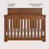 Child Craft Redmond 4-in-1 Convertible Crib, Baby Crib Converts to Day Bed, Toddler Bed and Full Size Bed, 3 Adjustable Mattress Positions, Non-Toxic, Baby Safe Finish (Coach Cherry)(Coach Cherry)