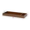 Child Craft Redmond Changing Table Topper, Convert Dresser into a Changing Table Surface, Securely Attaches, Non-Toxic, Baby Safe Finish (Coach Cherry)(Brown)