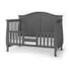 Child Craft Toddler Bed Guard Rail Converts Camden 4-in-1 Convertible Crib into Toddler Bed, Made of Pinewood, Non-Toxic Finish (Cool Gray)