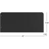 Child Craft Toddler Bed Guard Rail Converts Park Heights 4-in-1 Convertible Crib into Toddler Bed, Made of Pinewood, Non-Toxic Finish (Matte White)(Caviar Black)