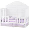 Child Craft Toddler Bed Guard Rail Converts Penelope and Sheldon 4-in-1 Convertible Cribs into Toddler Bed, Made of Pinewood, Non-Toxic Finish (Matte White)